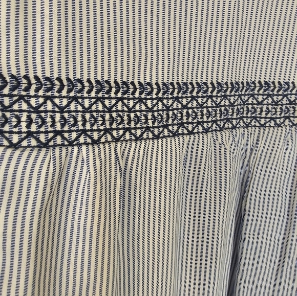 Japna Striped romper with embroidered detail Size Small - Picture 5 of 8